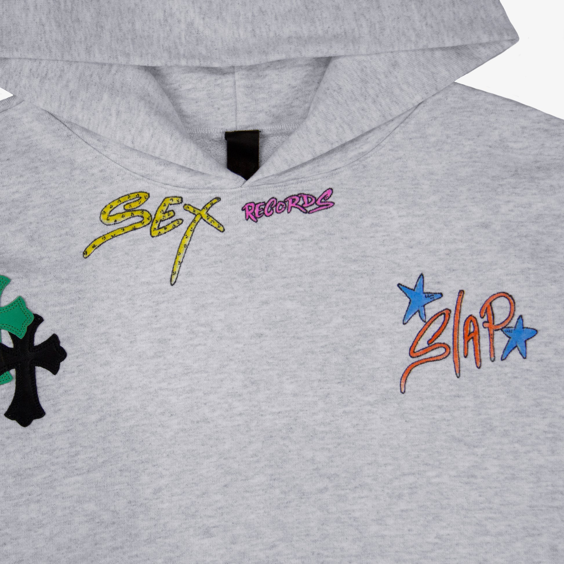 CHROME HEARTS MATTY BOY CROSS PATCH HOODIE (1/1)