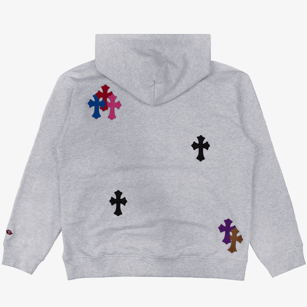 CHROME HEARTS MATTY BOY CROSS PATCH HOODIE (1/1)