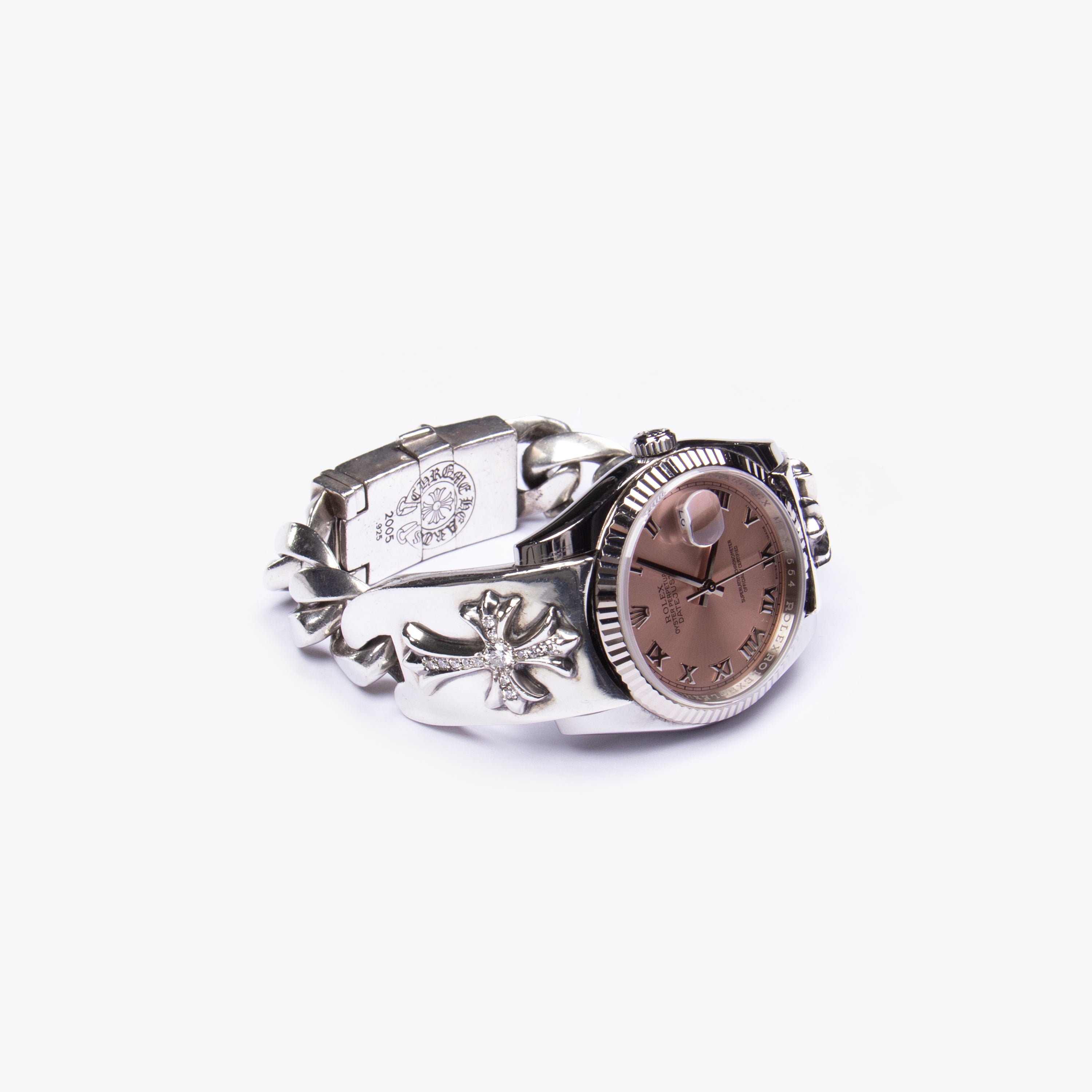 x CHROME HEARTS DIAMOND CROSS DATEJUST 36MM