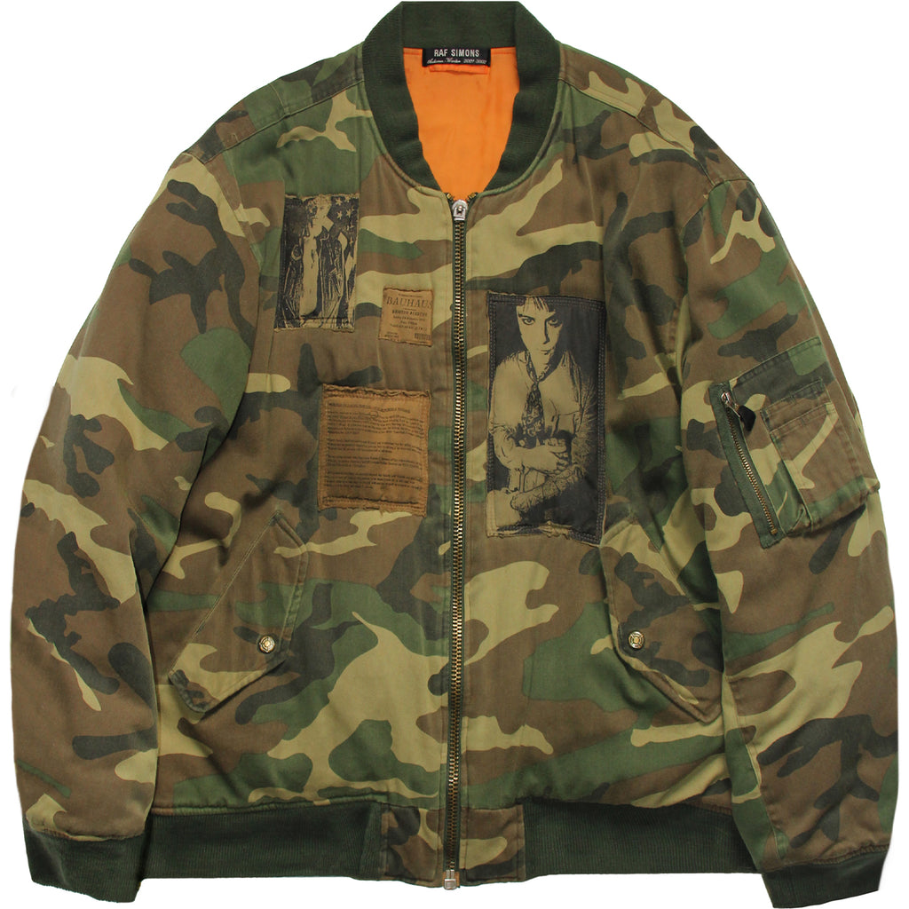 Riot Riot Riot Graphics Raf Simons RAF SIMONS AW01 RIOT RIOT RIOT RUNWAY BOMBER – OBTAIND