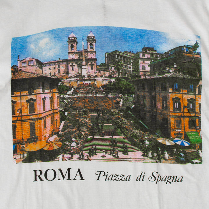 VINTAGE 1990s ROMA ITALY TOURIST STREET TEE
