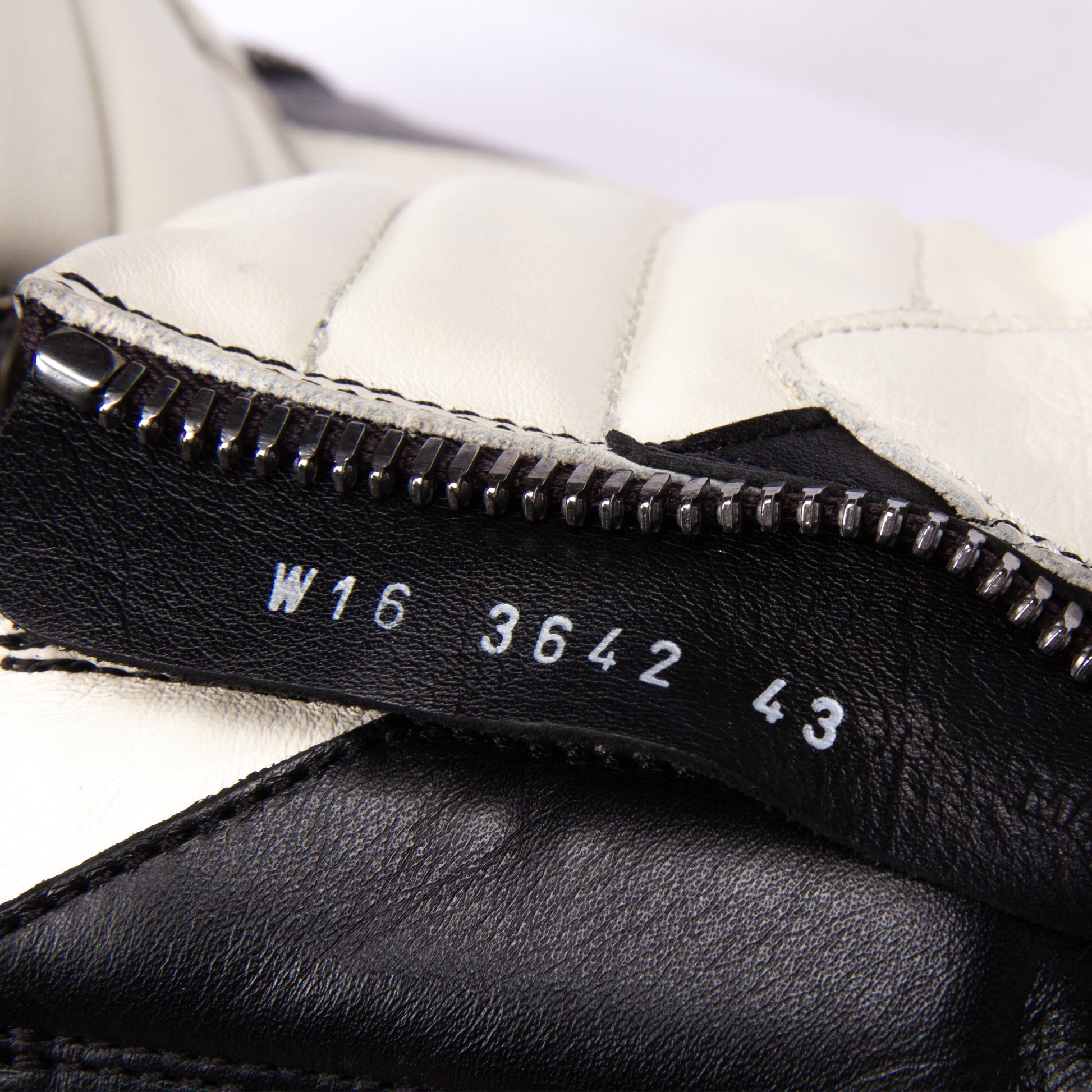 x RICK OWENS .925 SILVER HARDWARE GEOBASKET SNEAKER