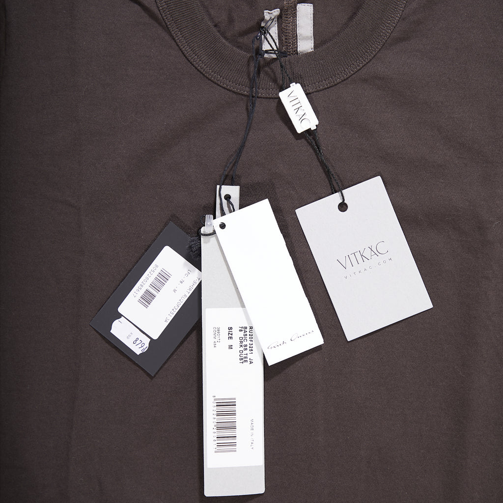 RICK OWENS BASIC SHORT SLEEVE TEE