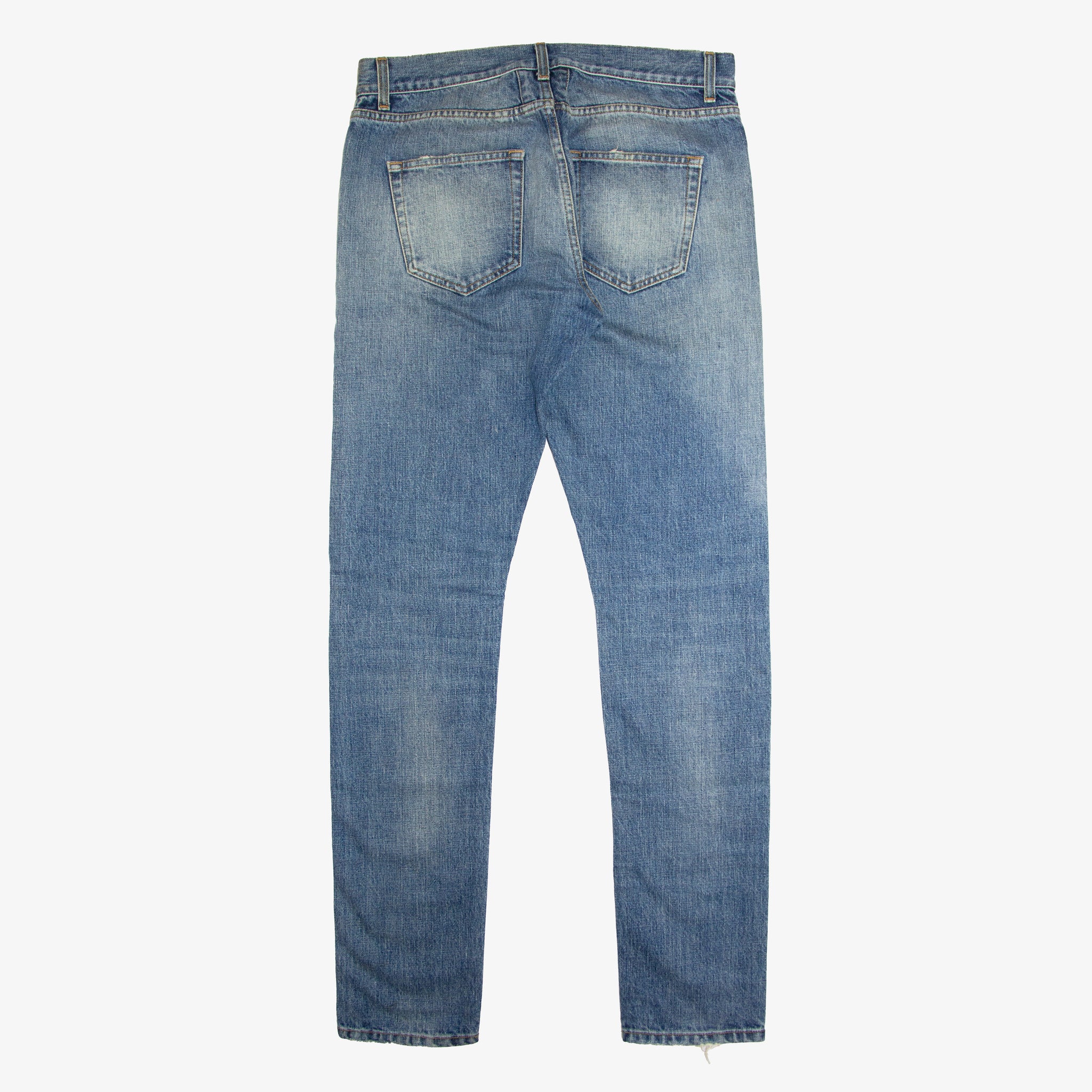 SAINT LAURENT DISTRESSED D10 DENIM – OBTAIND