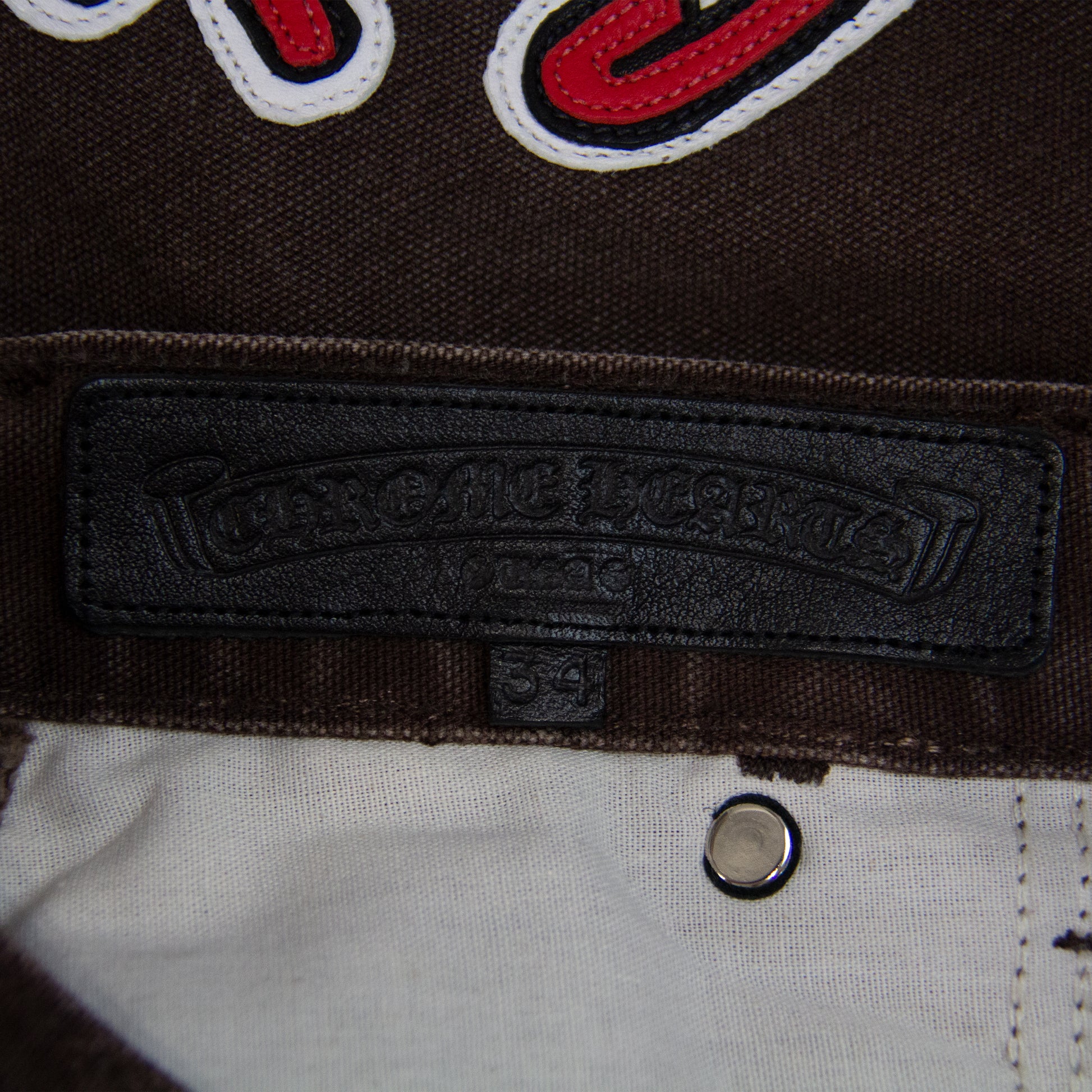 CHROME HEARTS SEX RECORDS CROSS PATCH CARPENTERS