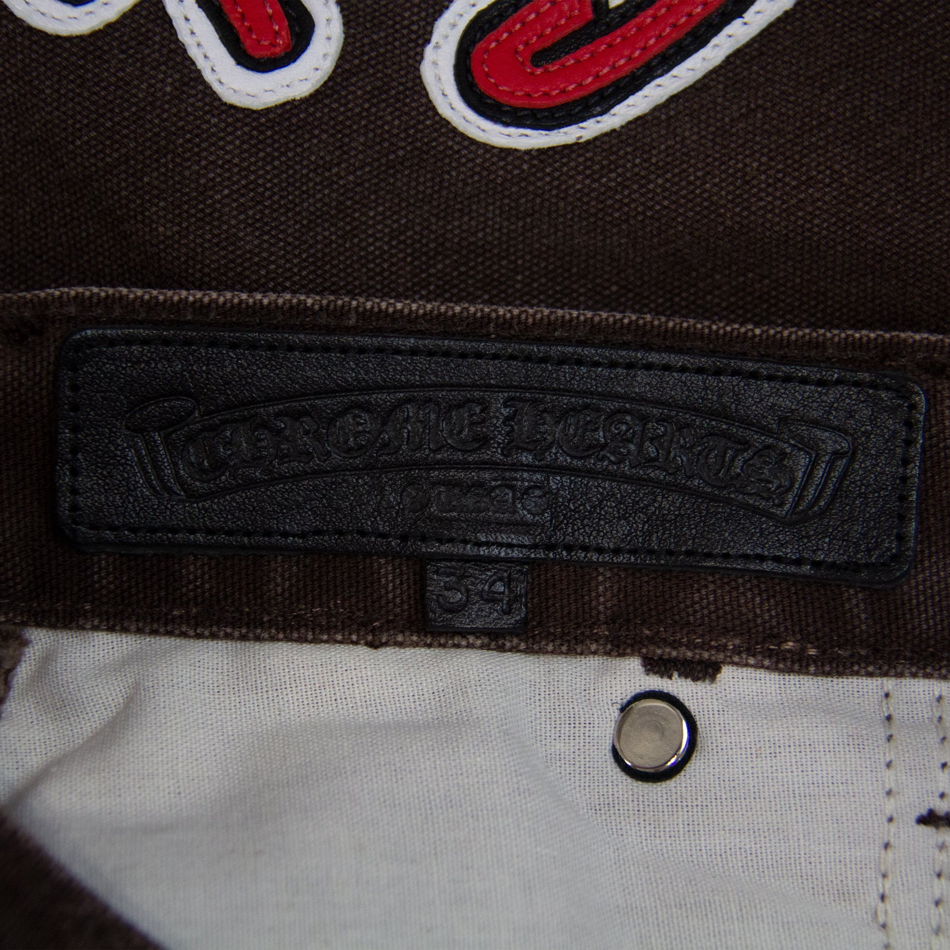 CHROME HEARTS SEX RECORDS CROSS PATCH CARPENTERS