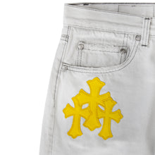 Load image into Gallery viewer, CHROME HEARTS SELFRIDGES EXCLUSIVE PATCHWORK DENIM