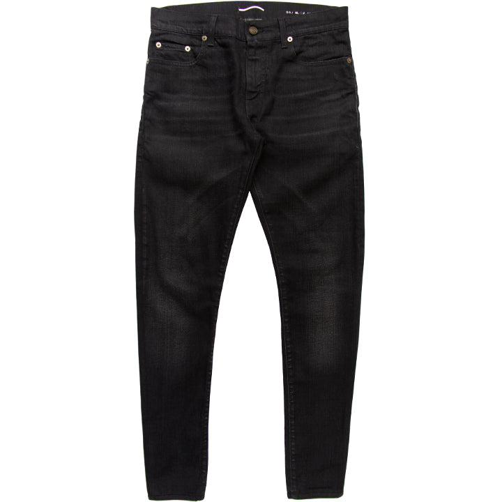 SAINT LAURENT AW16 FADED BLACK D02 DENIM