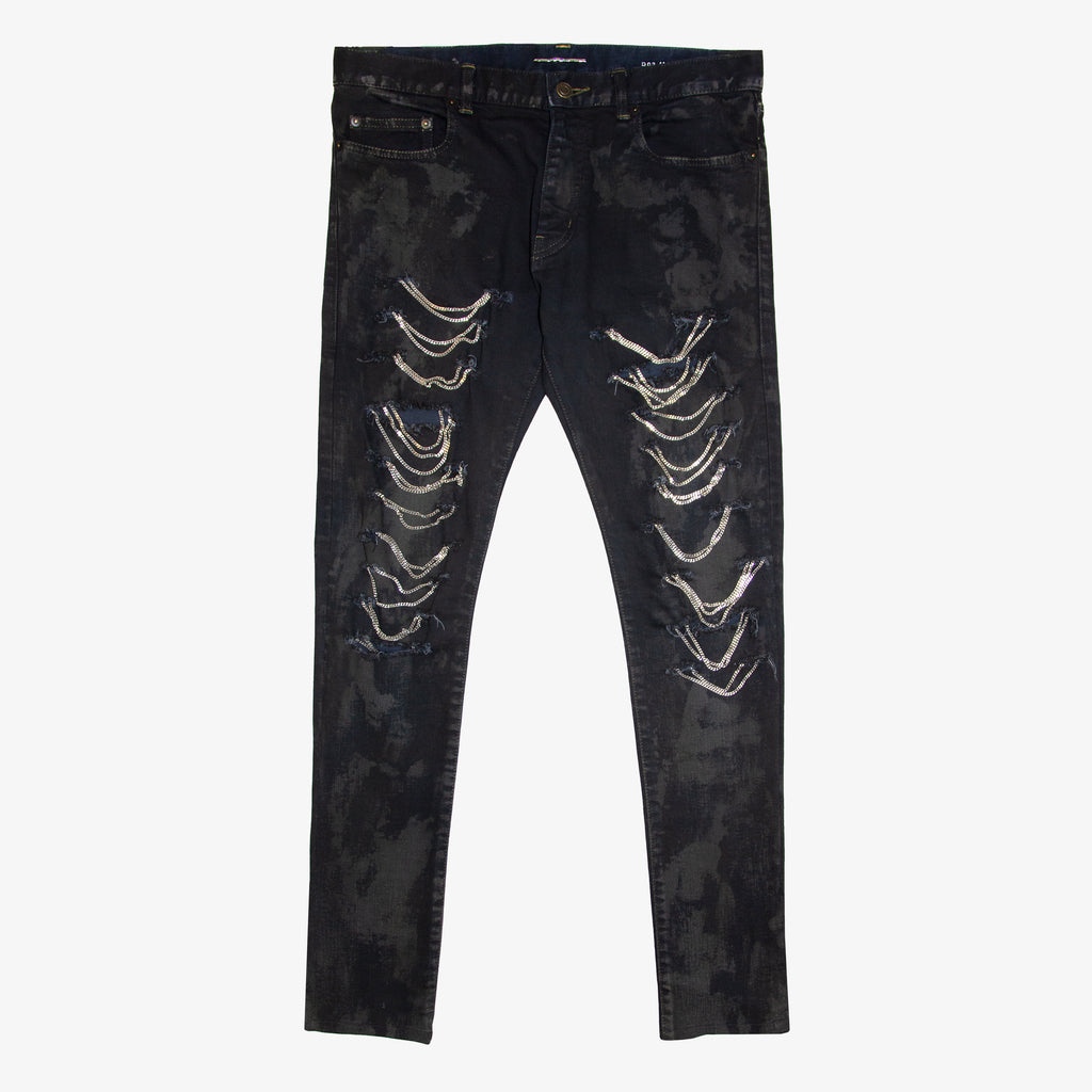 AW13 D02 RUNWAY CHAIN DENIM