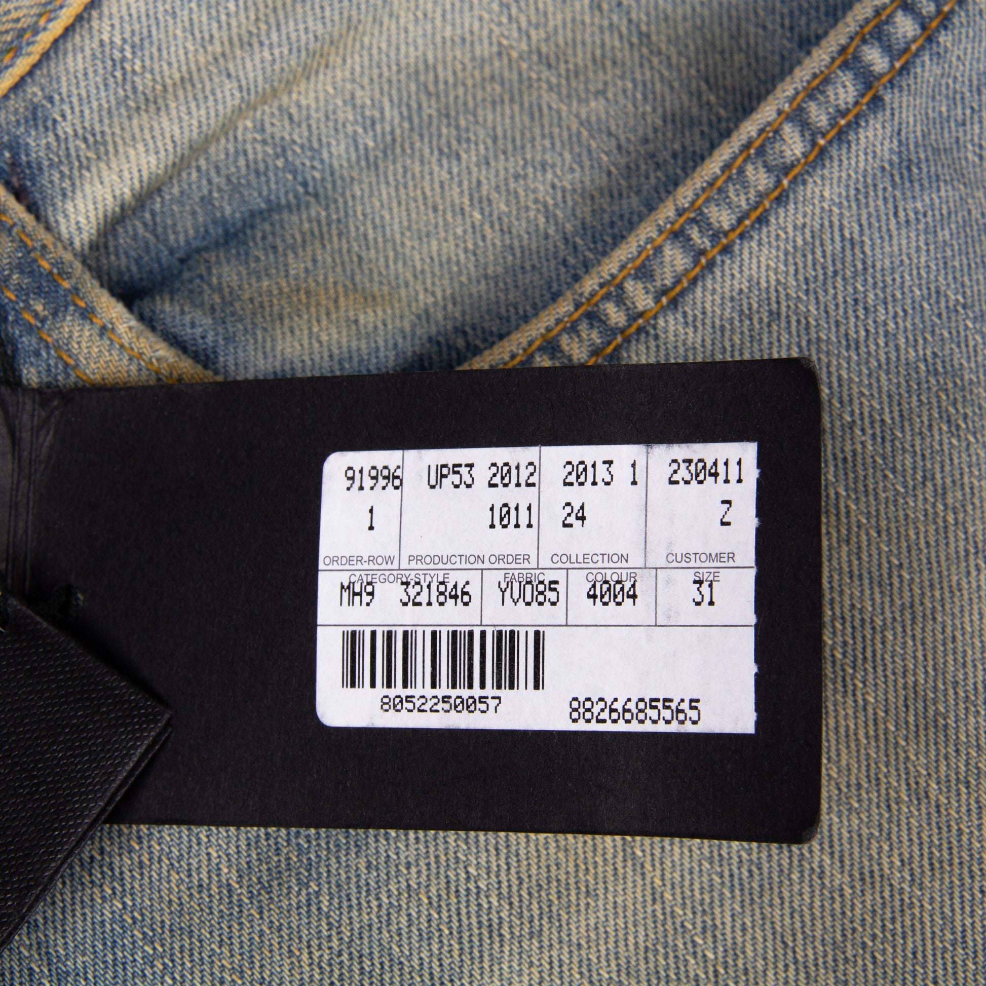 2013 D03 DIRT WASH DENIM