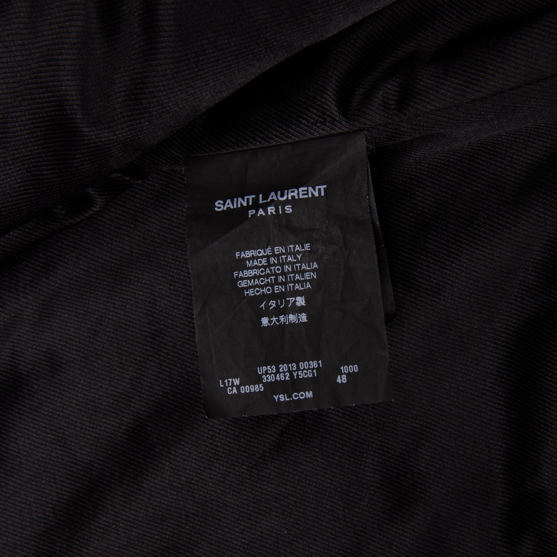 AW13 L17 LEATHER RUNWAY JACKET | 48