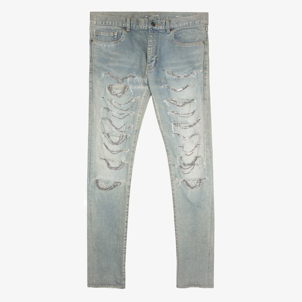 AW13 D02 RUNWAY CHAIN DENIM