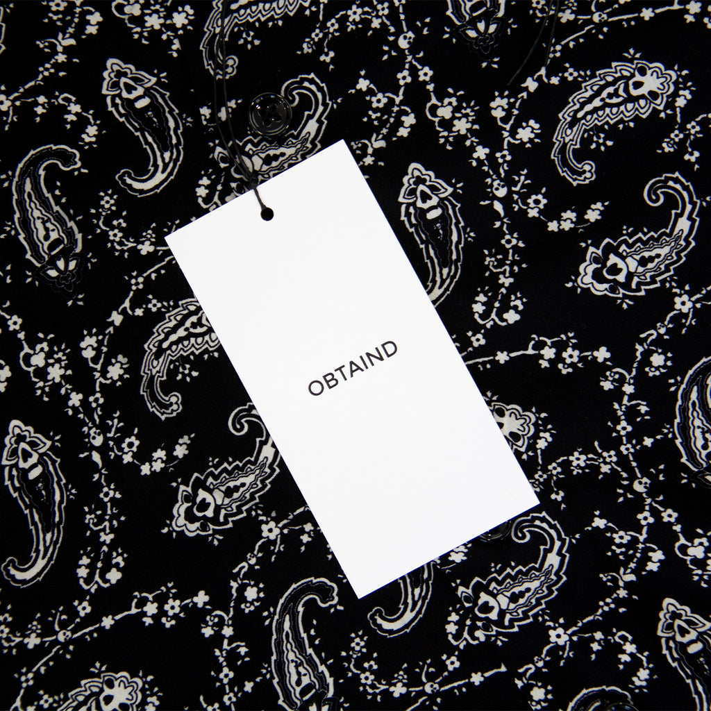 SAINT LAURENT SS15 SILK PAISLEY SHIRT