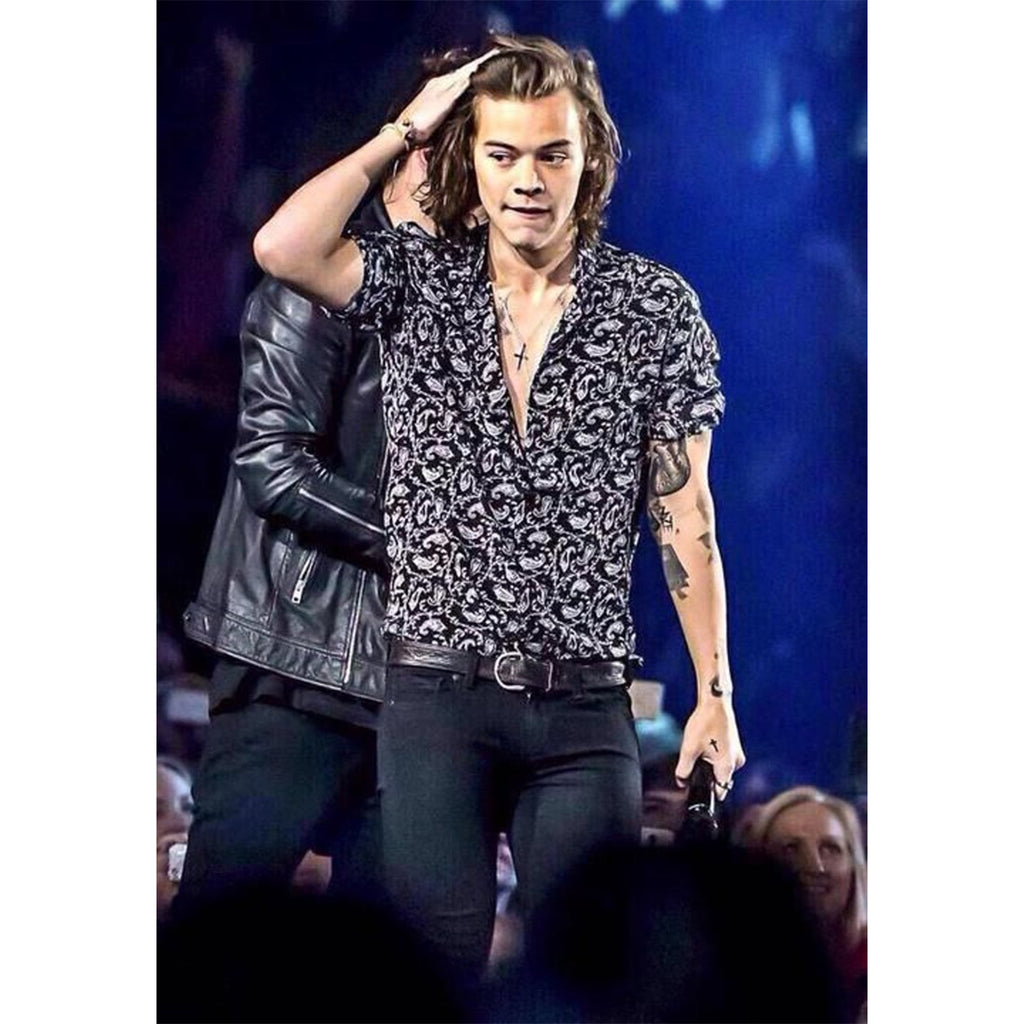 SAINT LAURENT SS15 SILK PAISLEY SHIRT