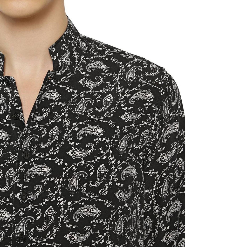 SAINT LAURENT SS15 SILK PAISLEY SHIRT