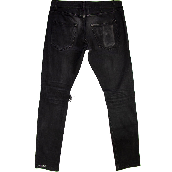 SAINT LAURENT AW13 TRASHED D02 DENIM