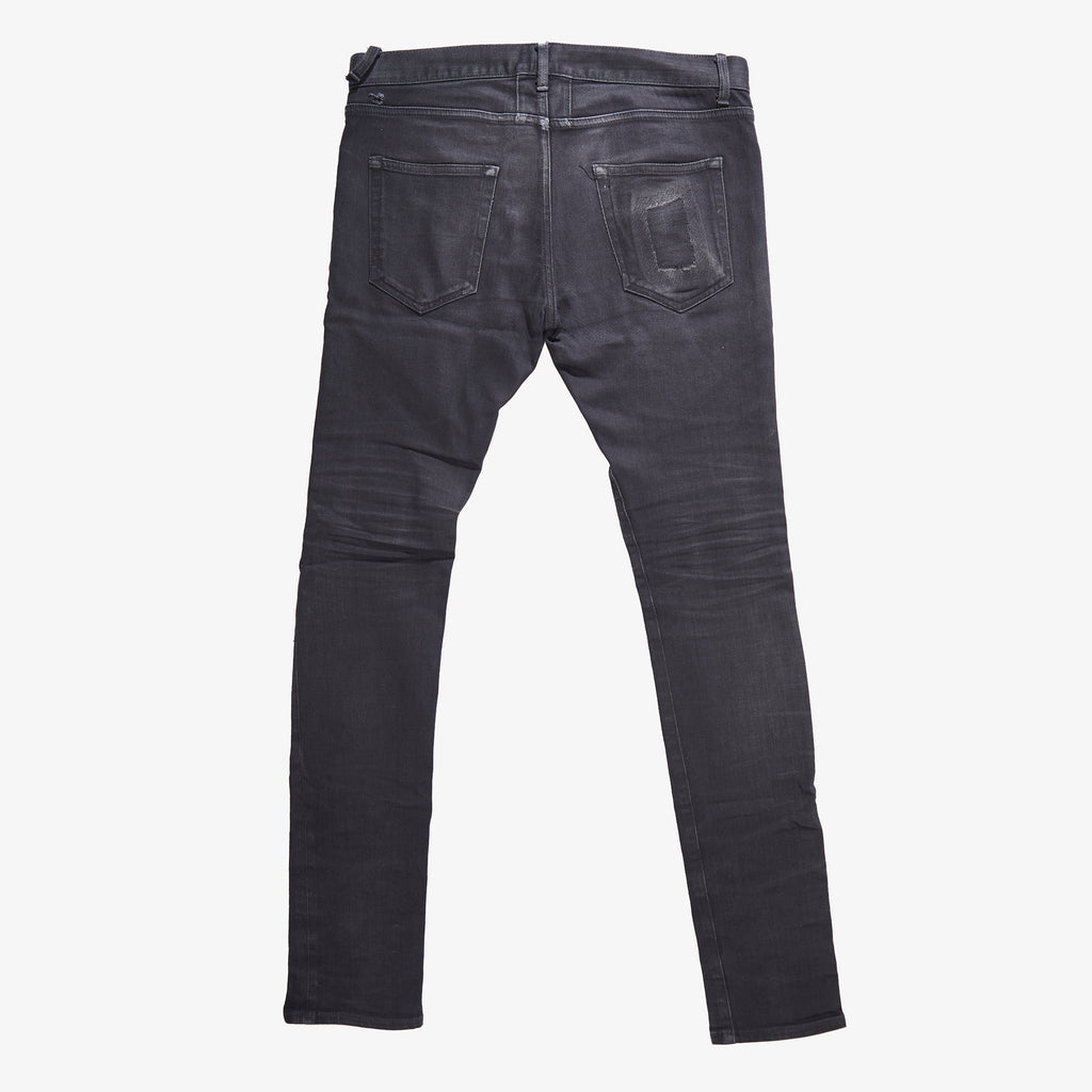 SAINT LAURENT AW13 TRASHED & REPAIRED D02 DENIM