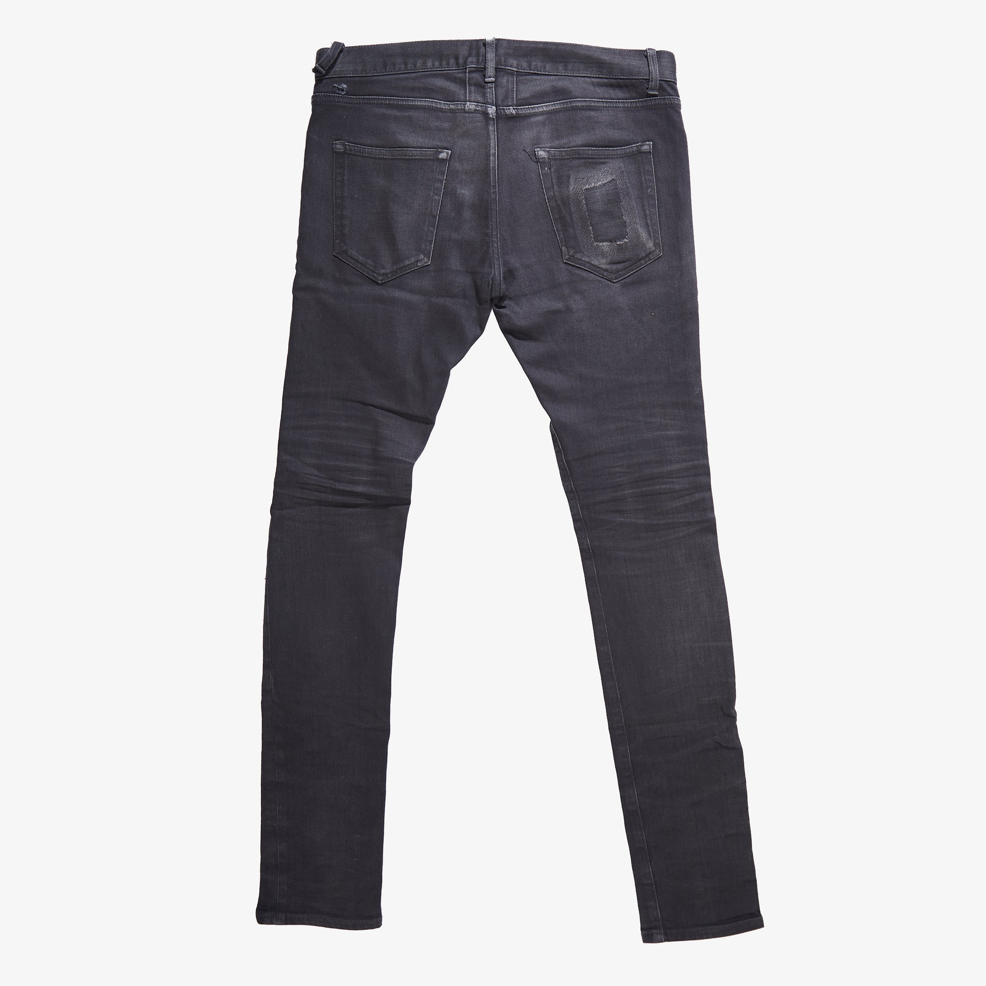 SAINT LAURENT AW13 TRASHED & REPAIRED D02 DENIM
