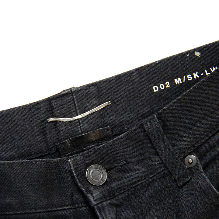 SAINT LAURENT AW13 TRASHED D02 DENIM