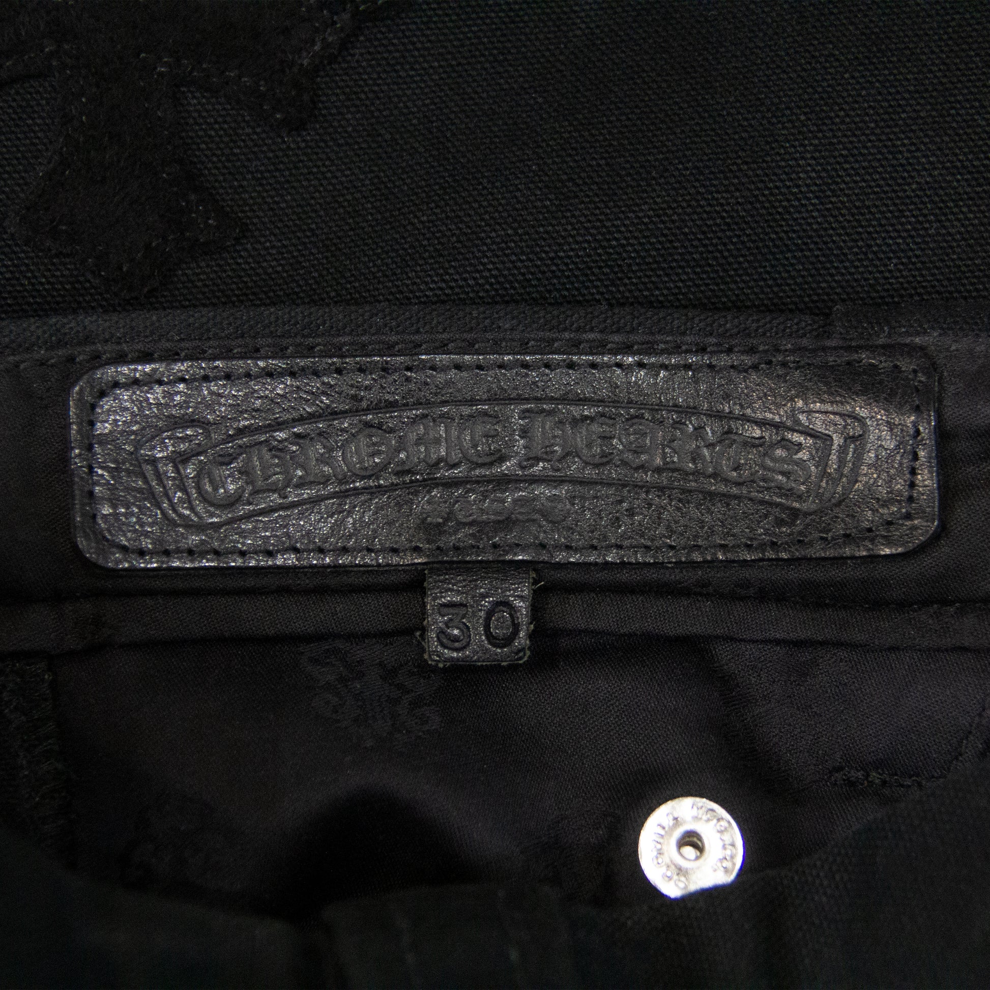 BLACK SUEDE PATCH CARPENTER (1/1)