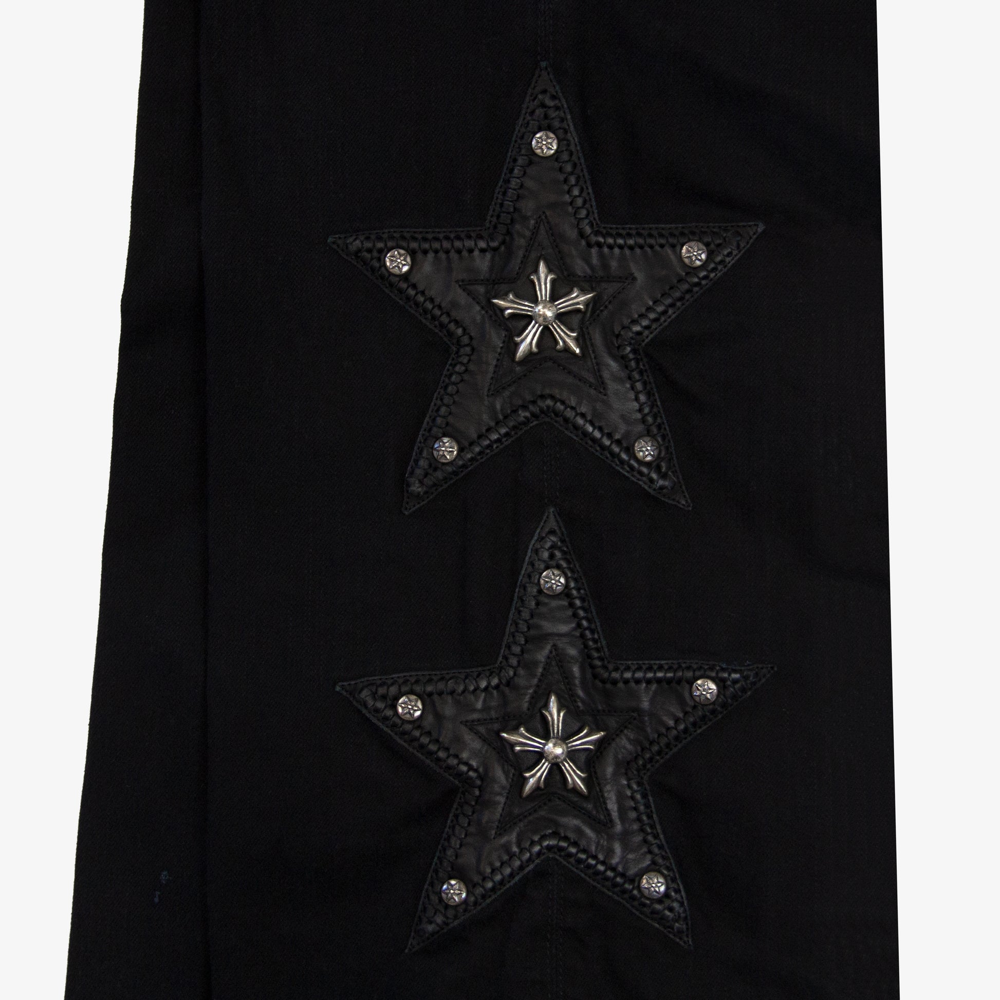 CHROME HEARTS SPECIAL ORDER STAR PATCH DENIM