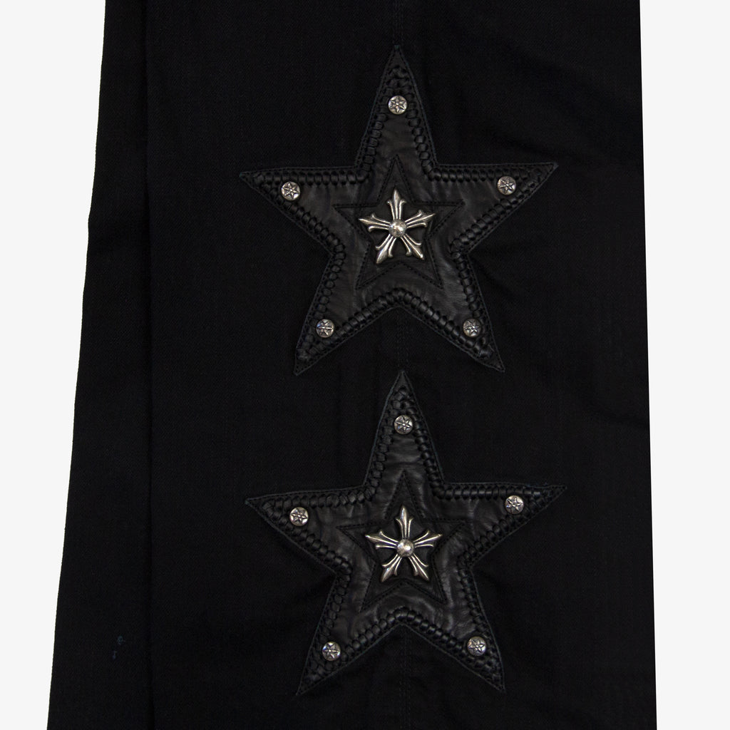 CHROME HEARTS SPECIAL ORDER STAR PATCH DENIM