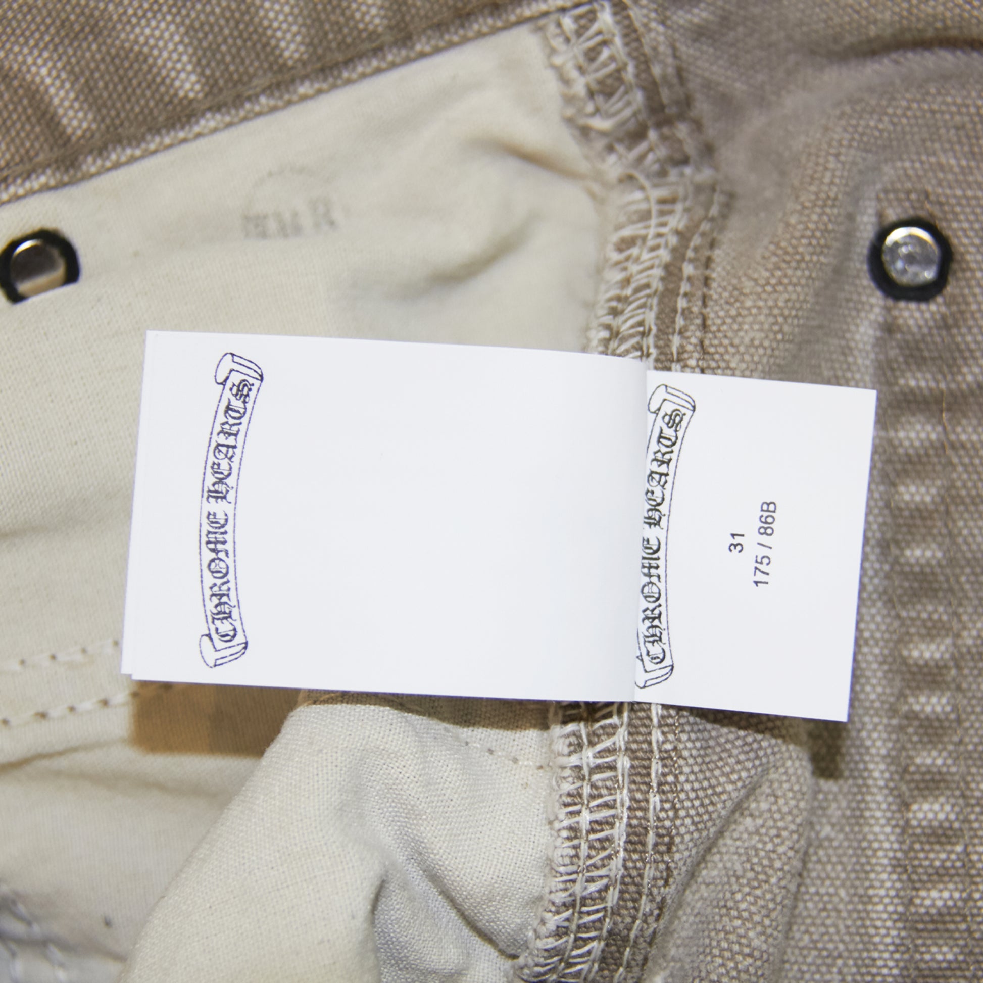 CHROME HEARTS SEX RECORDS CROSS PATCH CARPENTERS