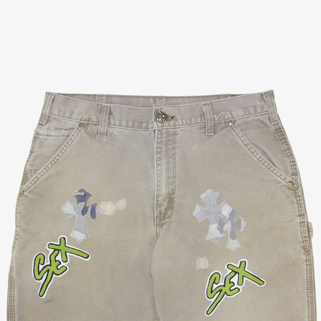 CHROME HEARTS SEX RECORDS CROSS PATCH CARPENTERS