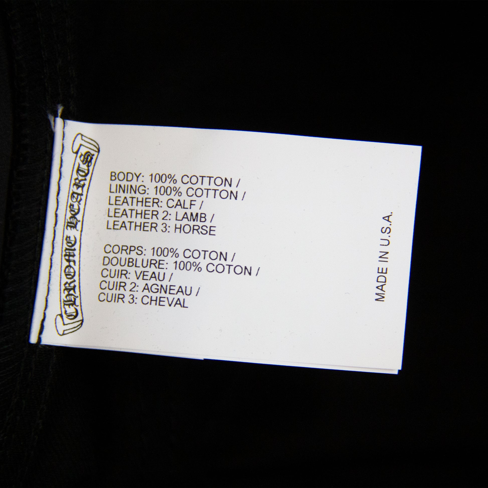 CHROME HEARTS MATTY BOY PATCH CARPENTER