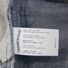 Load image into Gallery viewer, WEB EXCLUSIVE CROSS PATCH STENCIL DENIM