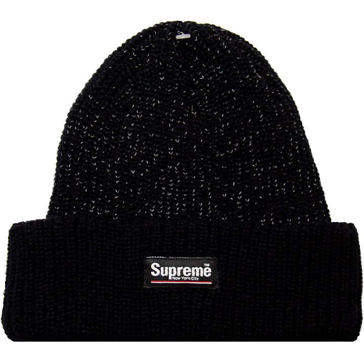SUPREME AW15 FACTORY SAMPLE REFLECTIVE BEANIE – OBTAIND