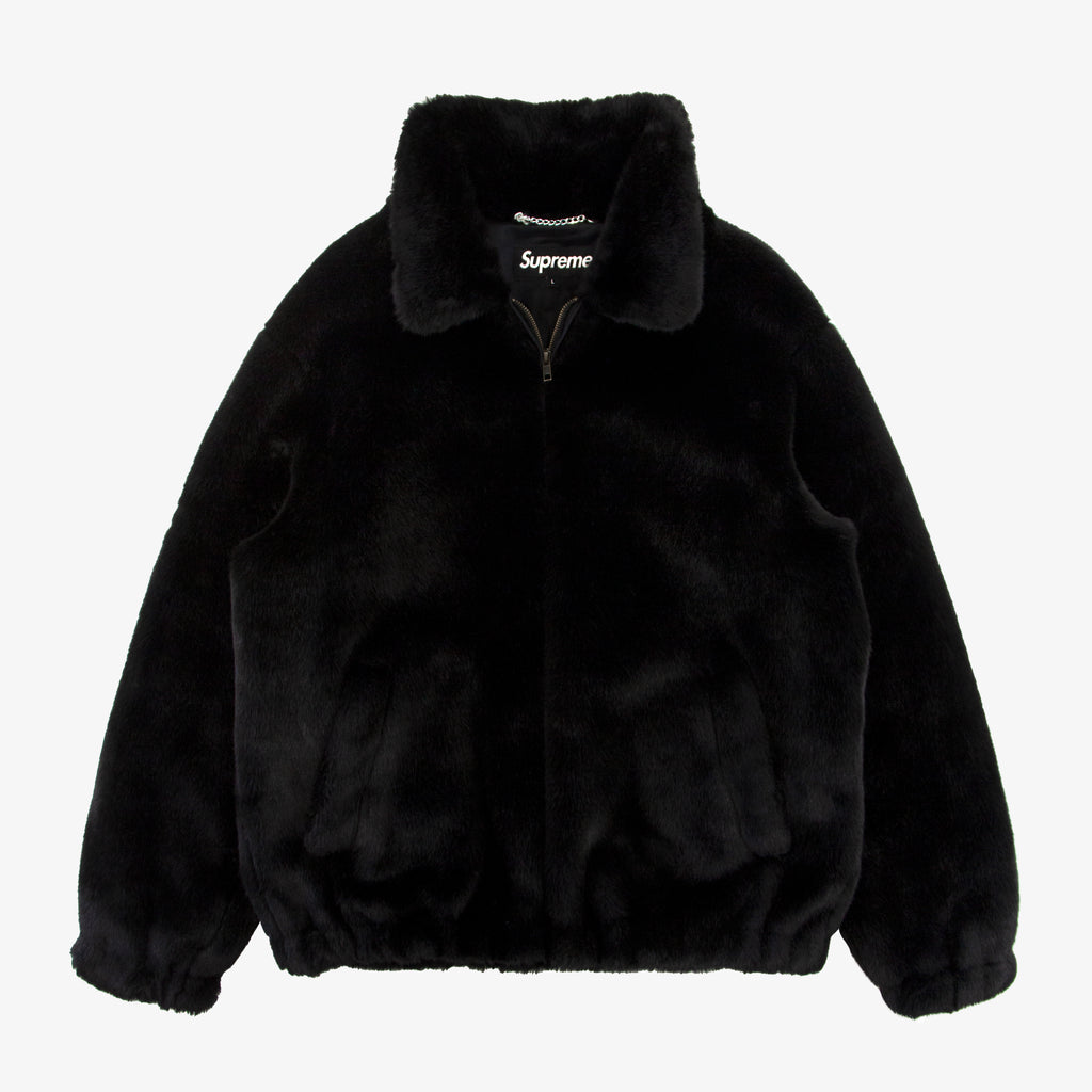 SUPREME SS17 FAUX FUR BOMBER JACKET