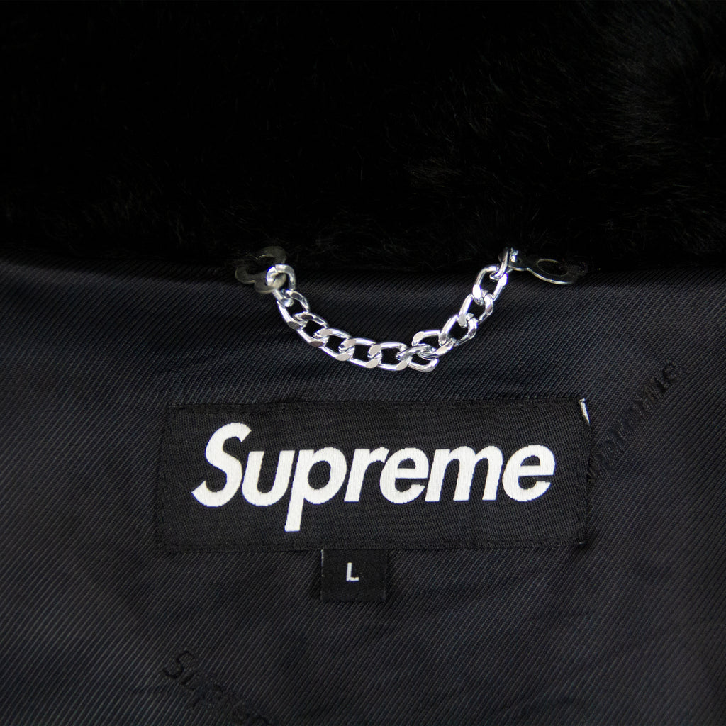 SUPREME SS17 FAUX FUR BOMBER JACKET