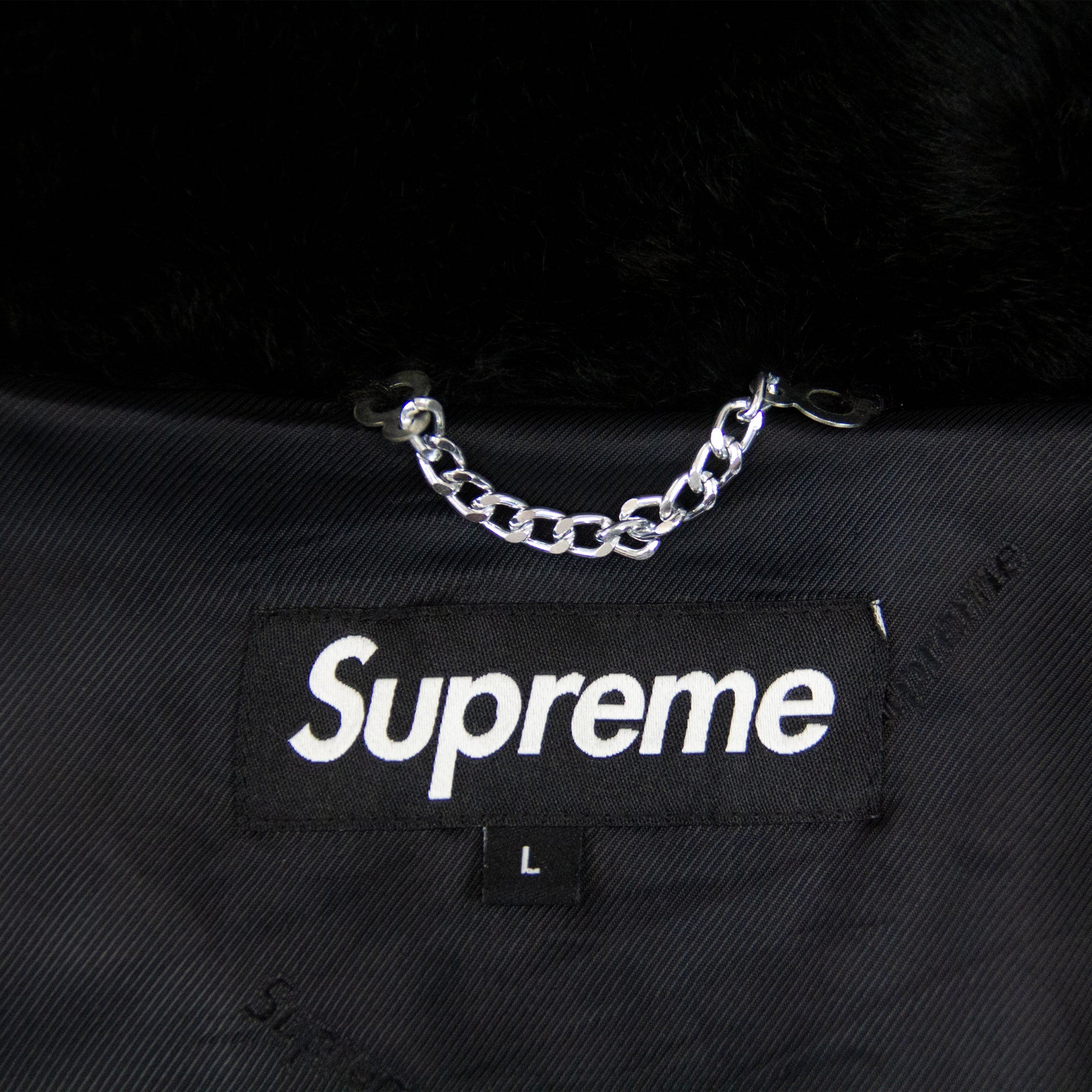 SUPREME SS17 FAUX FUR BOMBER JACKET