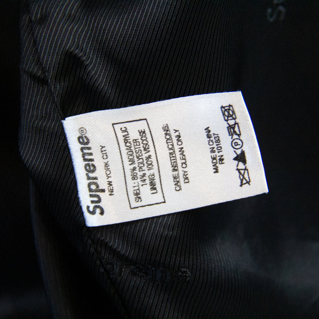 SUPREME SS17 FAUX FUR BOMBER JACKET