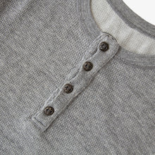 Load image into Gallery viewer, CHROME HEARTS PATCHWORK THERMAL HENLEY