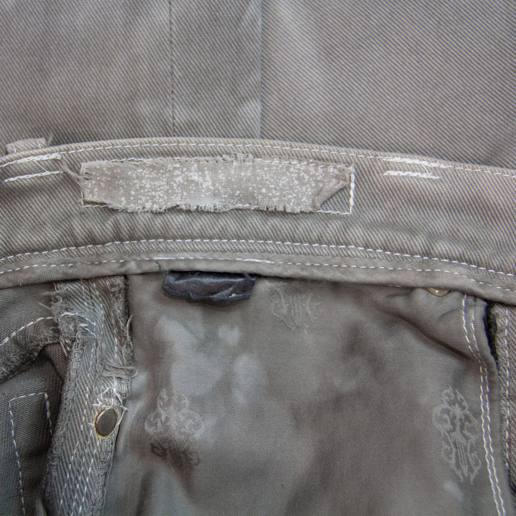 DYED FLEUR KNEE DENIM