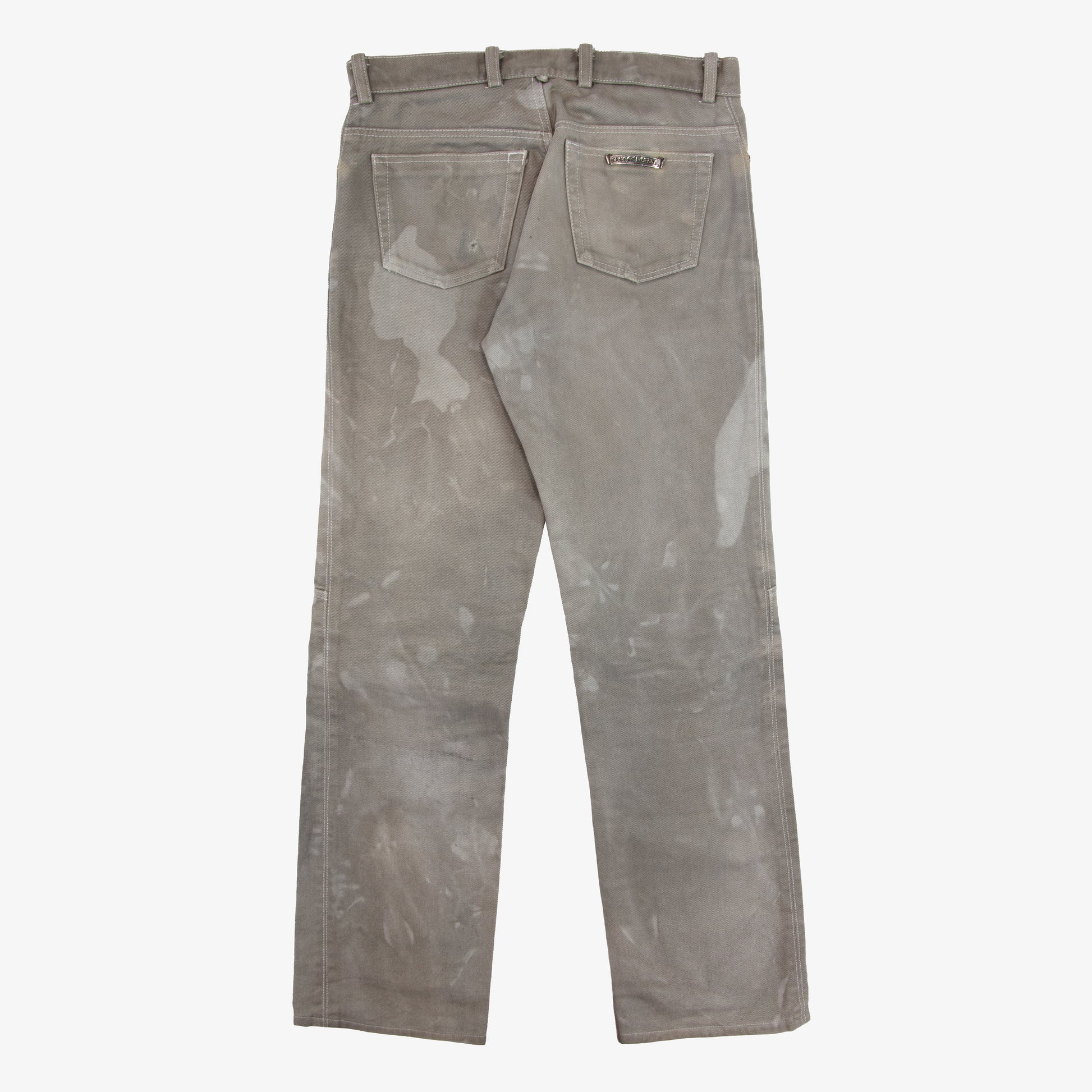 DYED FLEUR KNEE DENIM