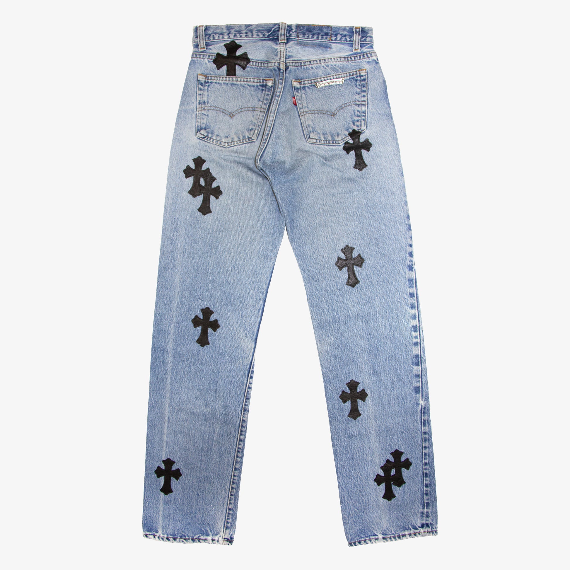 CHROME HEARTS CROSS PATCH DENIM