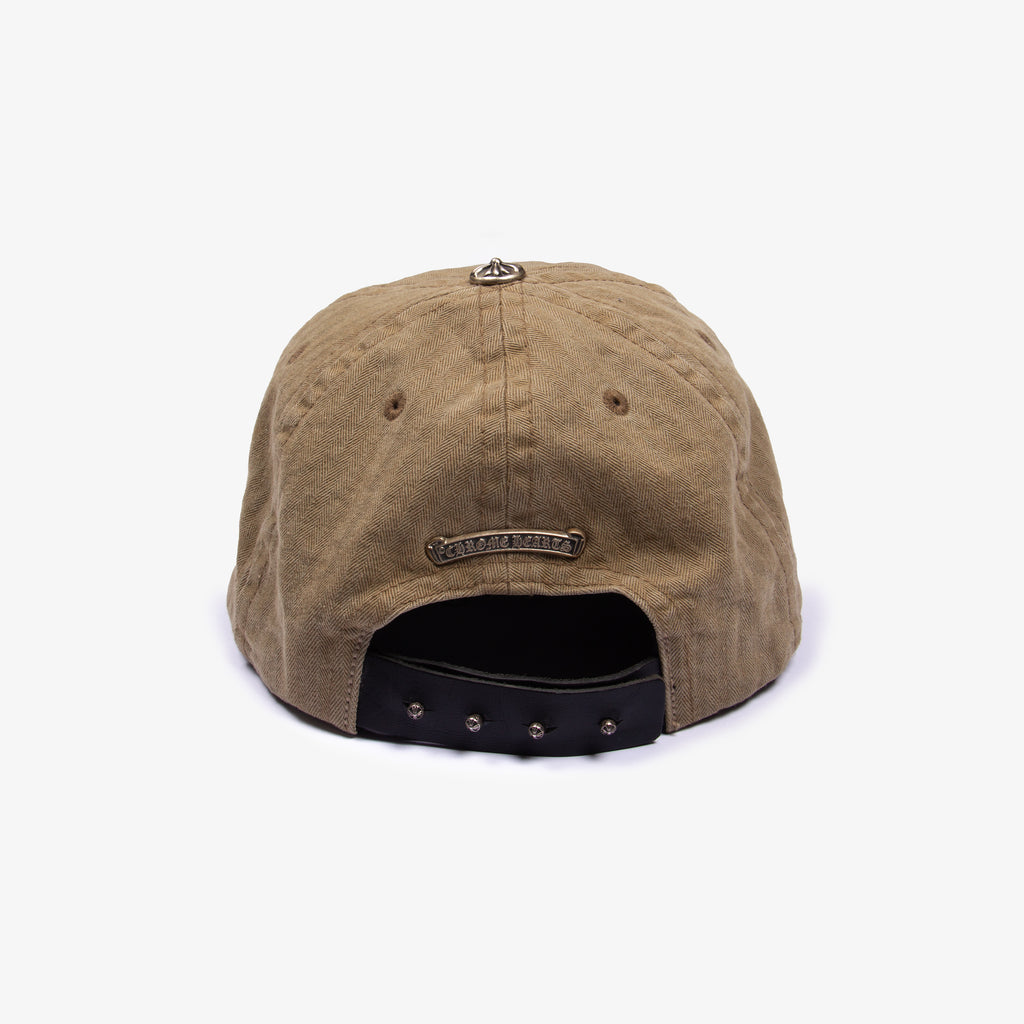CANVAS DAGGER MOTIF LEATHER STRAP HAT