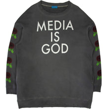 Load image into Gallery viewer, UNDERCOVER MEDIA IS GOD CREWNECK