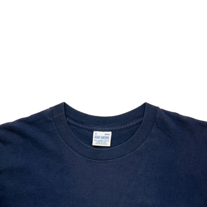 VINTAGE 1990 SINGLE STITCH BLANK POCKET TEE