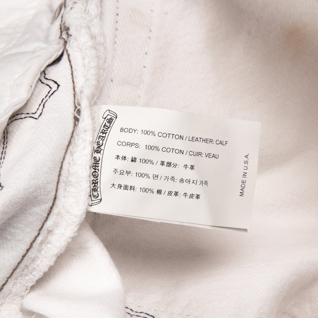 CLASSIC LEOPARD CROSS PATCH DENIM