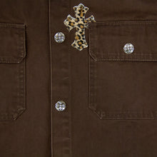 Load image into Gallery viewer, LEOPARD CROSS PATCH WORKDOG JACKET (1/1)