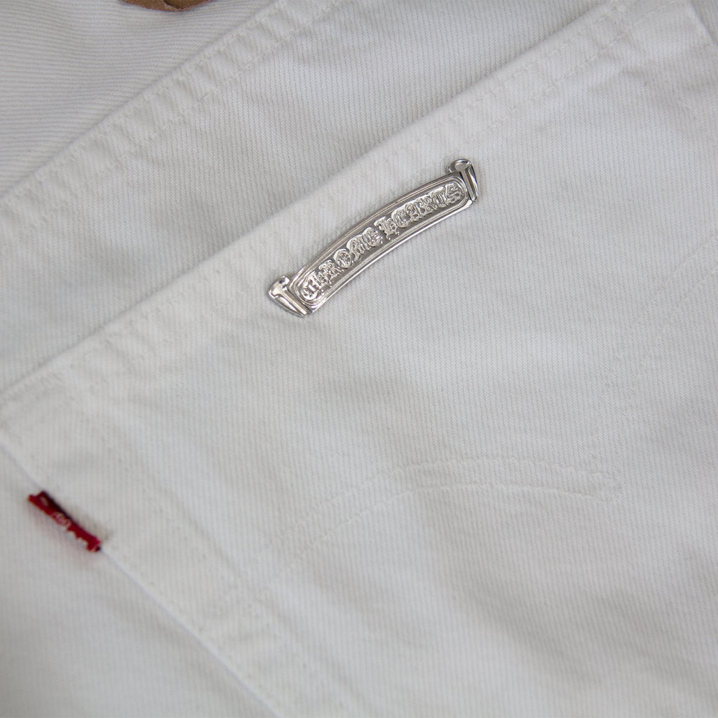 CHROME HEARTS LEOPARD PATCH DENIM