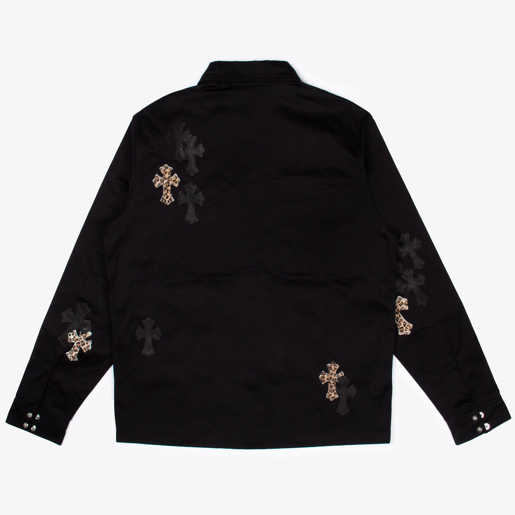 MIXED LEOPARD CROSS PATCH WORKDOG