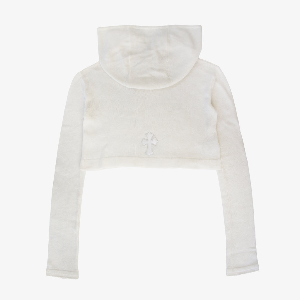 CHROME HEARTS CASHMERE CROSS PATCH HOODIE