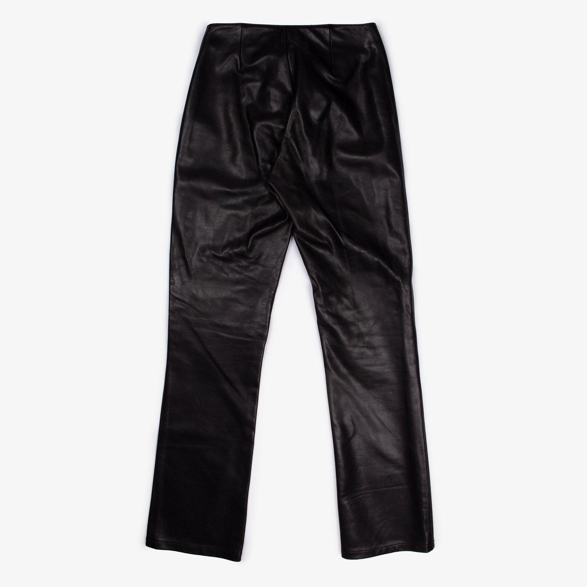 FLEUR KNEE HEAVY LEATHER PANTS