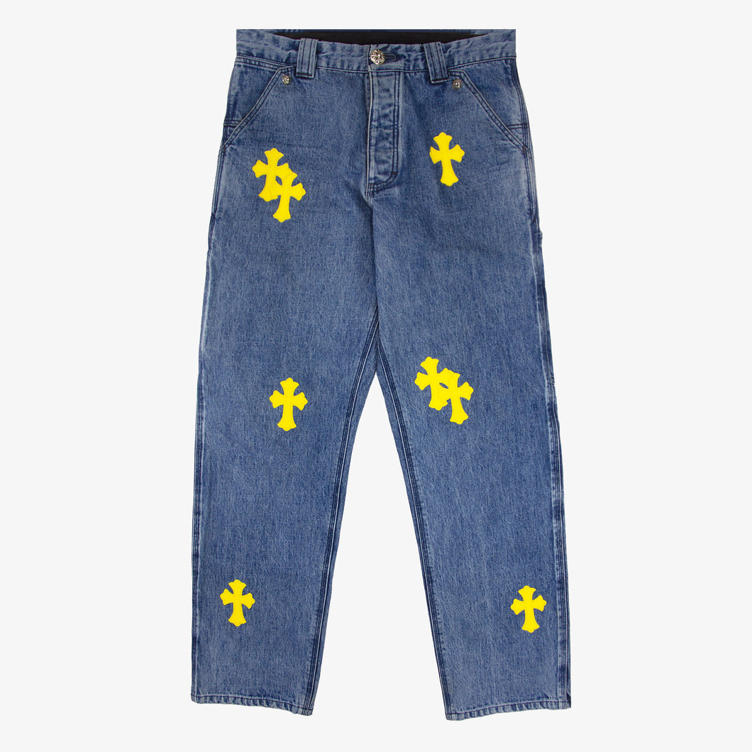 CHROME HEARTS CROSS PATCH DENIM CARPENTER (1/1)