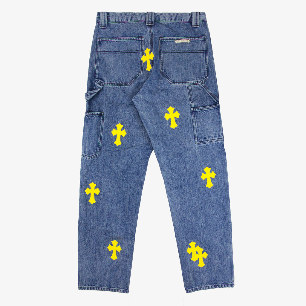 CHROME HEARTS CROSS PATCH DENIM CARPENTER (1/1)